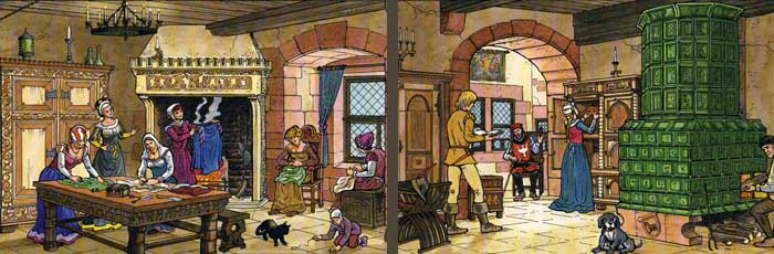 Haut-Koenigsbourg - dessins Yves Plateau - Casterman ht koenigsbourg 3