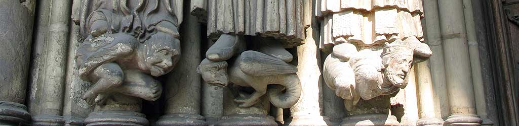 Saint-Germain l'Auxerrois - sculptures du portail
