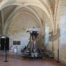 Abbaye de Noirlac - Le cellier et le pressoir en bois 