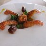 La cuisine de Philippe Vételé : Queues de langoustines poêlées aux agrumes, chutney safrané.