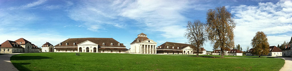 Saline royale d'Arc-et-Senans, vue panoramique