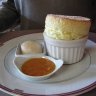 Auberge du Dun - Soufflé Alexandre Le Grand (fondateur de la Bénédictine à Fécamp) au confit d'oranges