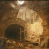 "La violation des caveaux des rois dans la basilique Saint-Denis" par Hubert Robert (1733 -1808) - musée Carnavalet