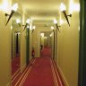 Domaine de La Bretesche - au premier étage, le couloir qui mène aux chambres