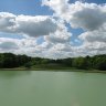 Pagode de Chanteloup - 2ème étage, vue sur le miroir d'eau.