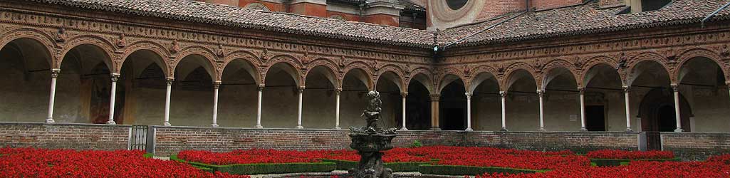 Certosa di Pavia - le petit cloître