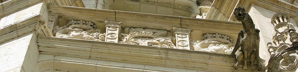 Château Royal de Blois - aile François Ier, détail de l’escalier Renaissance.