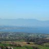 Le lac Léman vu du Château-Vieux à Allinges