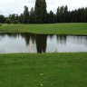 Golf d'Ozoir la Ferrière - parcours Château - Monthéty - l'obstacle d'eau qui protège le green du 18