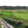 Golf du Touquet – parcours de la Mer – green du 9 et accès au départ du 10 