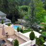 Les chambres " Terrasse " et " Standing " donnent sur le jardin du Grand Hôtel qui est prolongé par le Parc Thermal d'Uriage