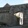 Guérande - la porte Bizienne (XVème siècle). Jonction entre le bd du Midi et le bd de l'Abreuvoir 