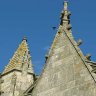 Guérande - Collégiale Saint-Aubin, façade sud - détail.