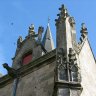 Guérande - Collégiale Saint-Aubin, angle façades sud et ouest.