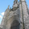 Guérande - Collégiale Saint-Aubin, façade ouest