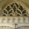 Guérande - Collégiale Saint-Aubin, façade ouest -détail du porche.