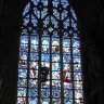 Guérande - Collégiale Saint-Aubin, vitrail du Rosaire (1885) 