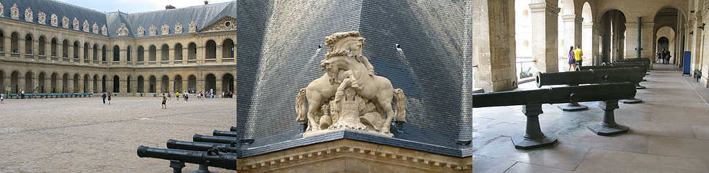 Les Invalides, la Cour d'Honneur