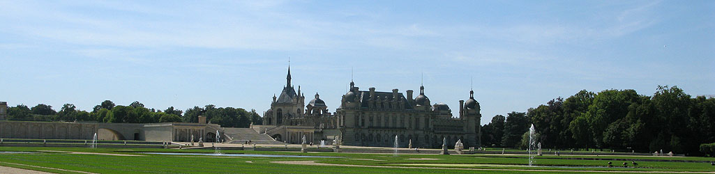 Le château et le parc de Chantilly - Oise