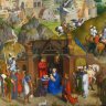 Hans Memling (Seligenstadt vers 1435 - Bruges 1494) ) - Die Sieben Freuden Mariens (Les Sept Félicités de la Vierge) - 1480 (détail).