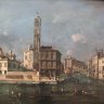 Francesco Guardi (Venise 1712 - Venise 1793) - Le Grand Canal à San Geremia - vers 1760.
