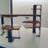 Bureau et tabouret -1927/29- de Pierre Chareau (1883-1950)