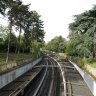 La ligne B du RER qui traverse le parc dans sa partie est