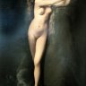 Angélique (1819) Atelier de Jean-Auguste-Dominique Ingres (Montauban 1780 - Paris 1867). Peintre néo-classique, élève de David. Raphaël et le Quattrocento, qu'il découvre lors de son premier séjour à Rome, inspirent son style. Son influence et les références à son travail sont nombreuses dans divers courants artistiques.