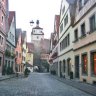 Rothenburg ob der Tauber - la Weisser Turm côté Galgengasse