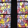 Cathédrale Saint-Vincent de Saint-Malo – vitraux du chœur, détails (Jean Le Moal – maître-verrier Bernard Allain)