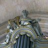 Les grandes orgues - sculpture surmontant le buffet attribué à Pierre-Noël Rousset (1715-1793)