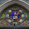 Transept sud, verrière saint Germain 