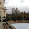 Trianon Palace, une patinoire sur la terrasse en mode sports d'hiver