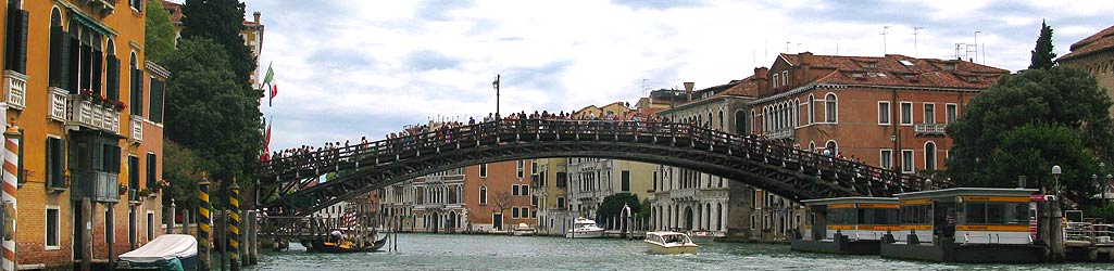 Venise - le Grand Canal - le pont de l'Accademia