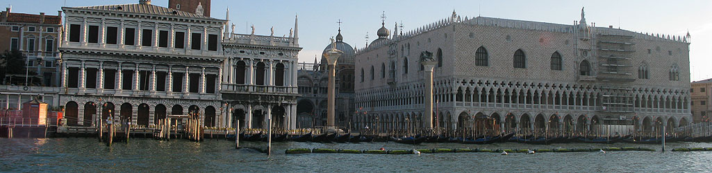 Venise, le palais des Doges et la Piazzetta vu du Bacino di San Marco
