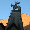 Vérone - Arche Scaligere  - tombeau de Cangrande 1er : au sommet, la statue équestre de Cangrande 1er.