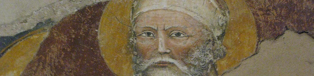 Vérone - San Zeno Maggiore - détail d’une fresque. 