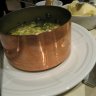 Le Violon d'Ingres - la sauce ravigote généreusement servie dans une petite russe en cuivre. 